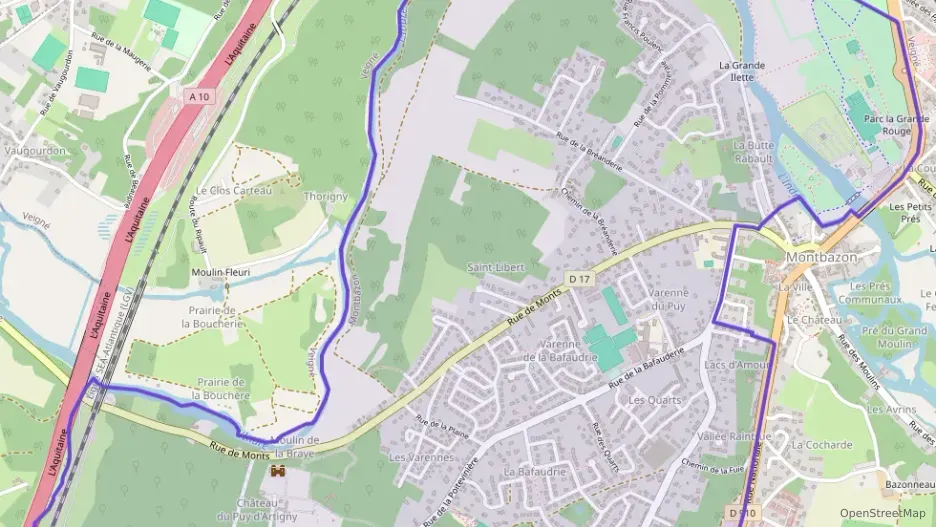 Maison 124 m² sept pièces à vendre à Montbazon