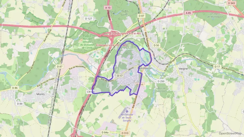 Maison 124 m² sept pièces à vendre à Montbazon