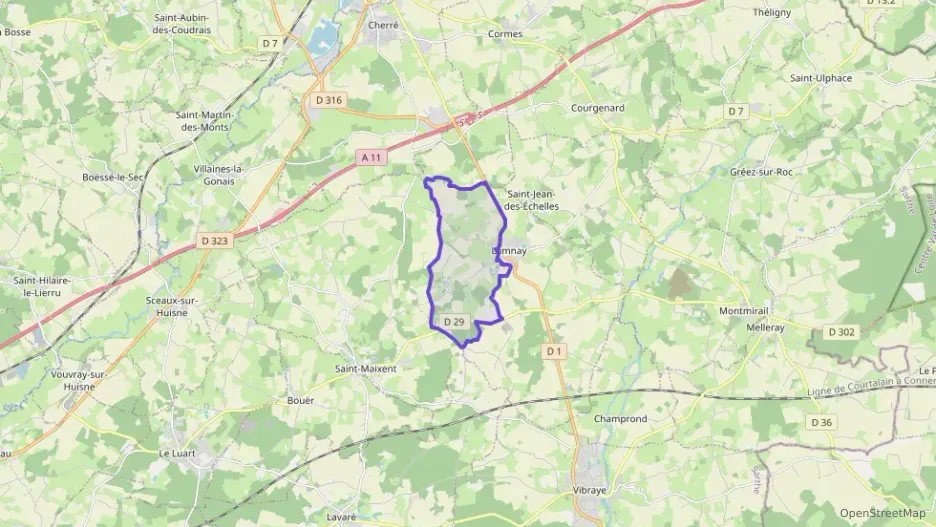 Maison 130 m² trois pièces à vendre à Lamnay Maison 130 m² trois pièces à vendre à Lamnay