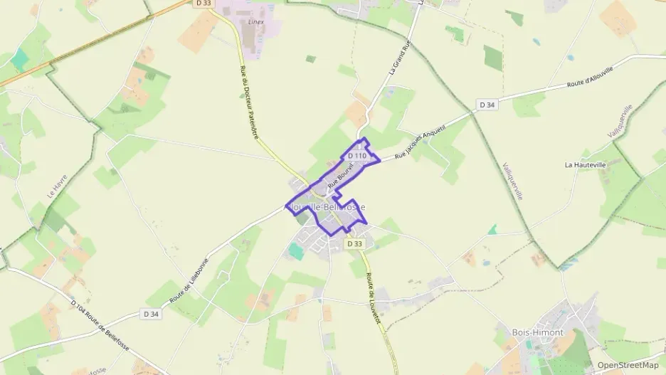 Maison 102 m² quatre pièces à vendre à Allouville-Bellefosse