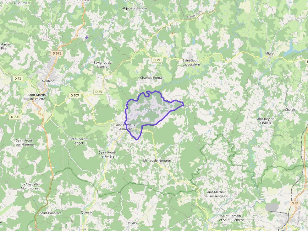 Maison 96 m² quatre pièces à vendre à Saint-Pardoux-la-Rivière