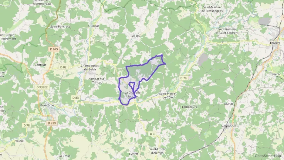 Maison 72 m² deux pieces à vendre à La Chapelle-Faucher Maison 72 m² deux pieces à vendre à La Chapelle-Faucher