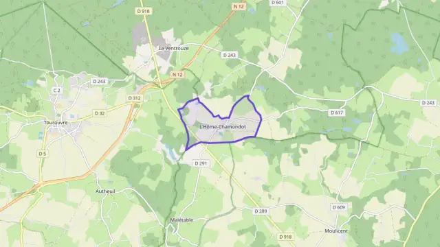 Maison 55 m² trois pièces à vendre à L`Hôme-Chamondot