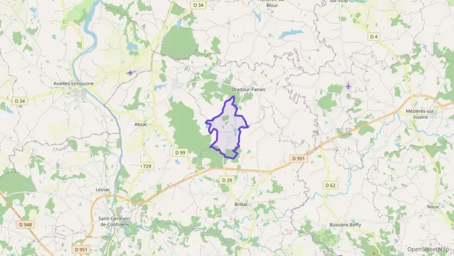 Maison 92 m² trois pièces à vendre à Oradour-Fanais