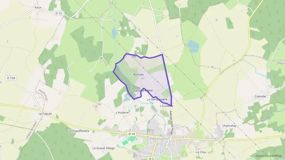 Maison 40 m² deux pieces à vendre à Pleumartin