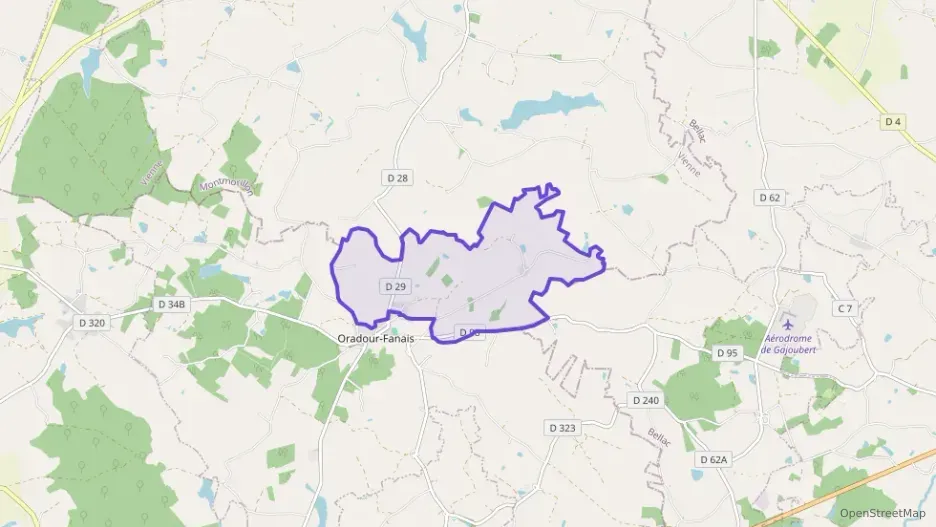 Maison 124 m² quatre pièces à vendre à Oradour-Fanais Maison 124 m² quatre pièces à vendre à Oradour-Fanais