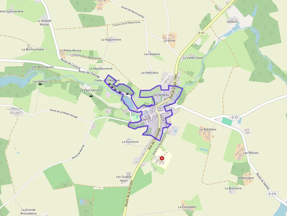 Maison 72 m² trois pièces à vendre à Les Hermites