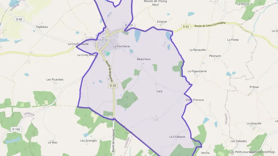 Maison 54 m² trois pièces à vendre à Lesterps