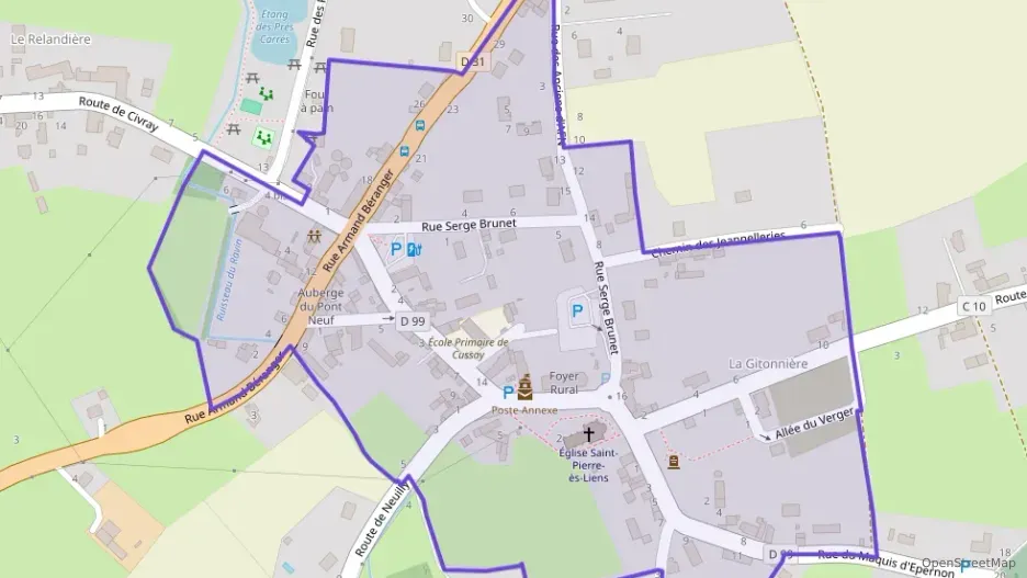 Maison 110 m² six pièces à vendre à Cussay