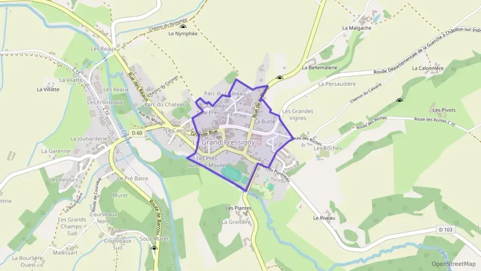Maison 65 m² trois pièces à vendre à Le Grand-Pressigny