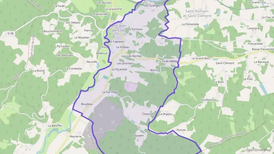 Maison 80 m² quatre pièces à vendre à Saint-Jean-de-Côle