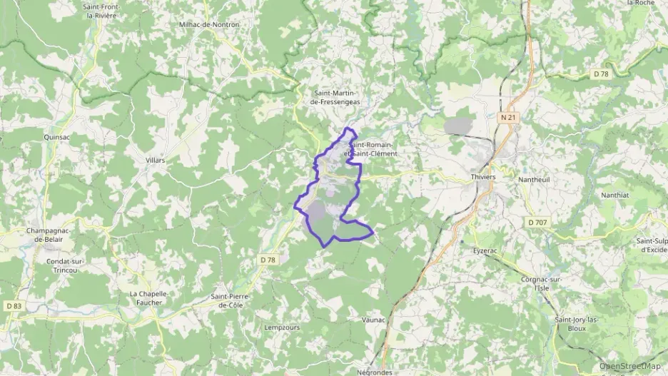 Maison 80 m² quatre pièces à vendre à Saint-Jean-de-Côle