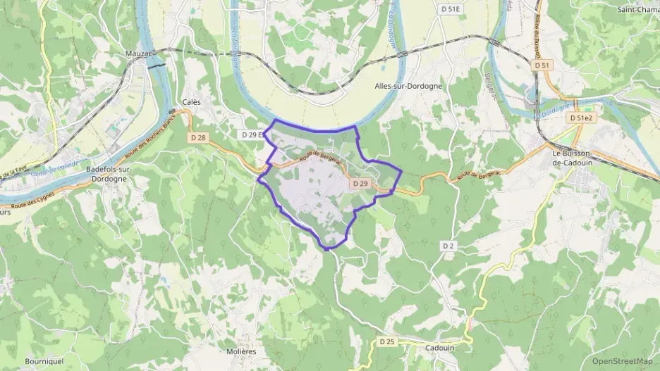 Maison 84 m² trois pièces à vendre à Le Buisson-de-Cadouin