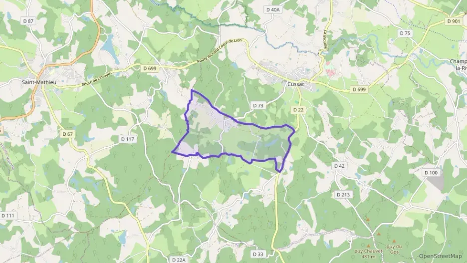 Maison 80 m² trois pièces à vendre à Cussac Maison 80 m² trois pièces à vendre à Cussac