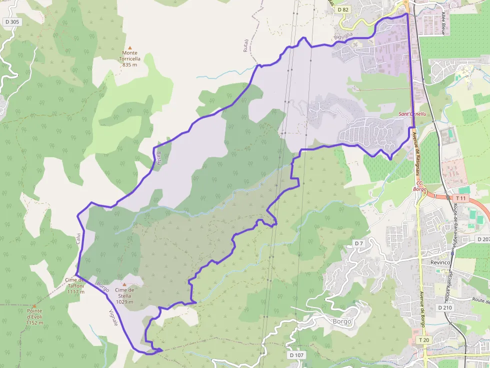 Maison 100 m² quatre pièces à vendre à Borgo Maison 100 m² quatre pièces à vendre à Borgo