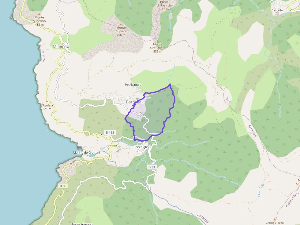 Maison 90 m² trois pièces à vendre à Barrettali