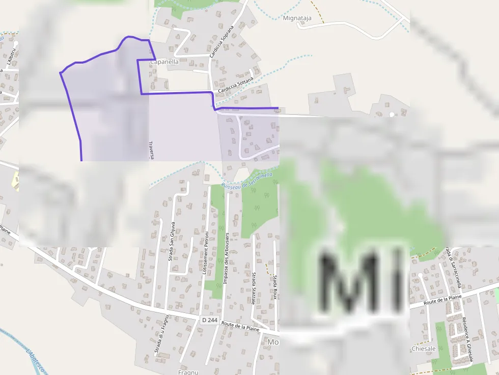 Maison 107 m² quatre pièces à vendre à Prunelli-di-Fiumorbo