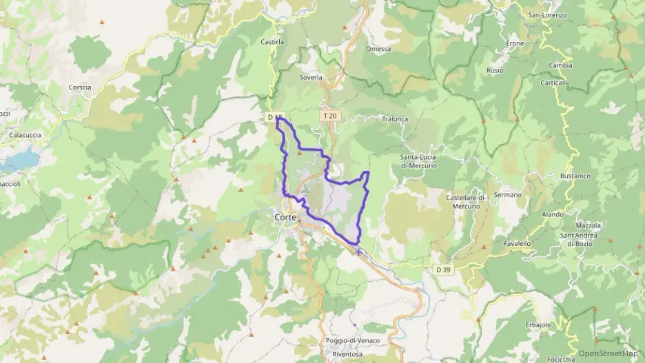 Maison 147 m² quatre pièces à vendre à Corte Maison 147 m² quatre pièces à vendre à Corte