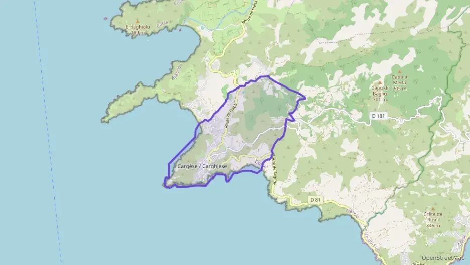 Maison 30 m² trois pièces à vendre à Cargèse Maison 30 m² trois pièces à vendre à Cargèse