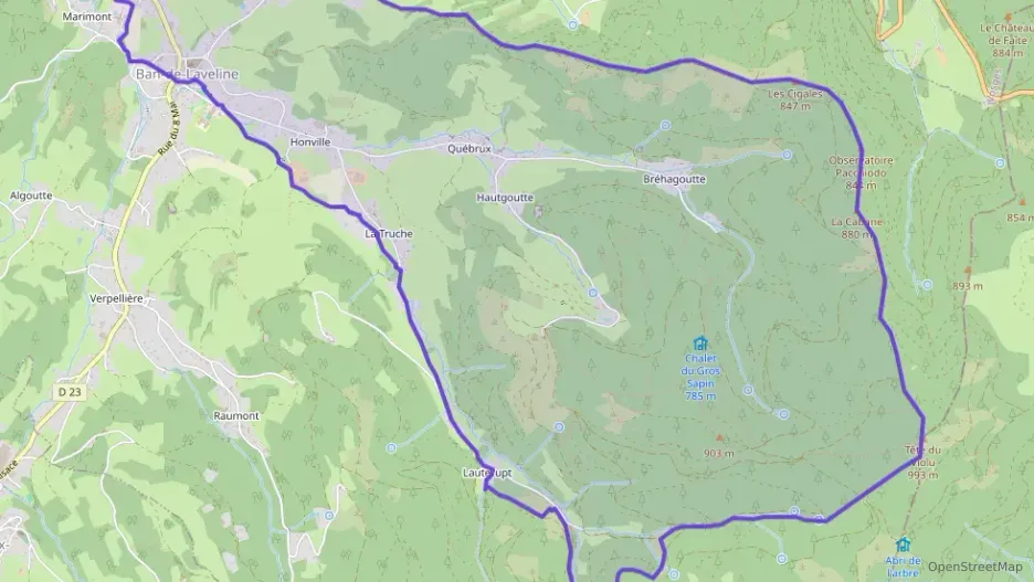 Maison 88 m² cinq pièces à vendre à Ban-de-Laveline