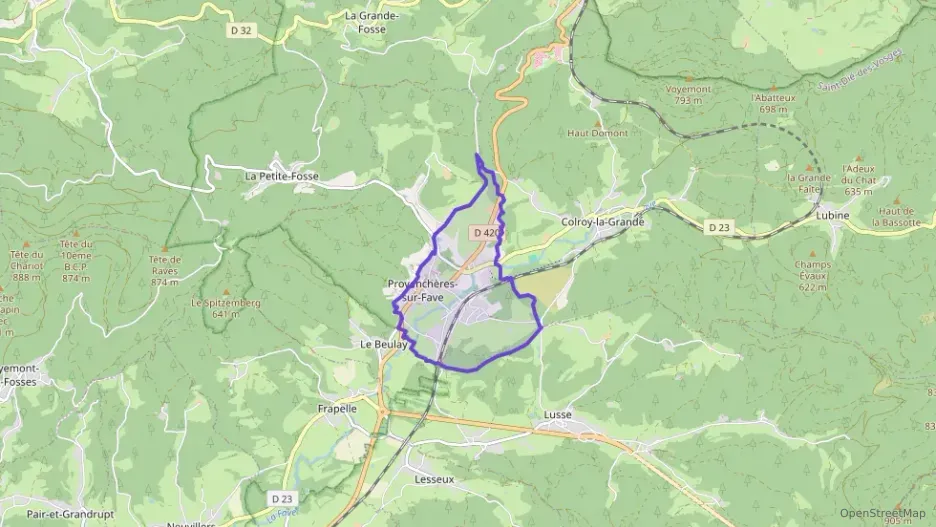 Maison 90 m² trois pièces à vendre à Provenchères-et-Colroy
