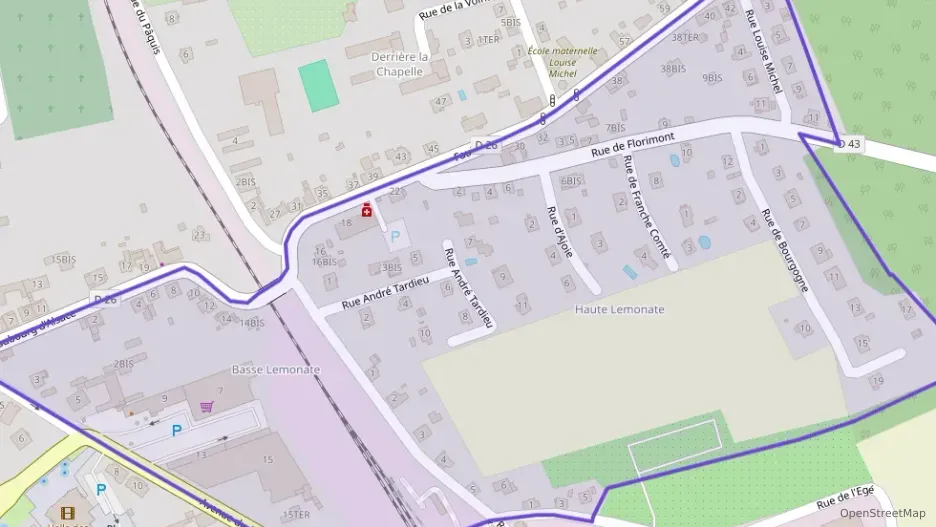 Maison 88 m² quatre pièces à vendre à Delle