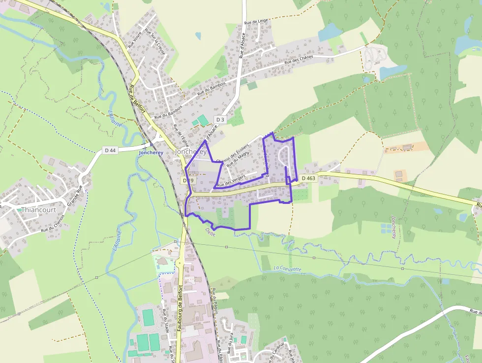 Maison 84 m² quatre pièces à vendre à Joncherey