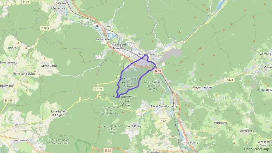 Maison 60 m² trois pièces à vendre à Raon-l`Étape Maison 60 m² trois pièces à vendre à Raon-l`Étape