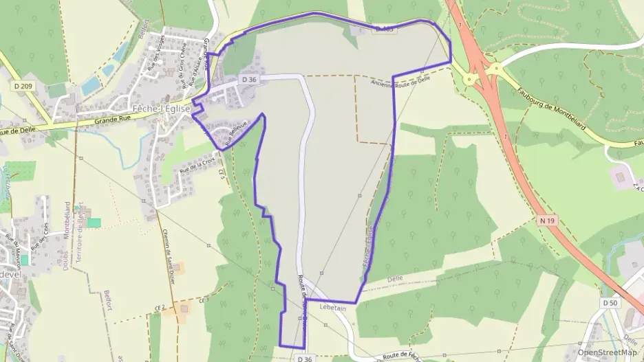 Maison 81 m² cinq pièces à vendre à Fêche-l`Église Maison 81 m² cinq pièces à vendre à Fêche-l`Église