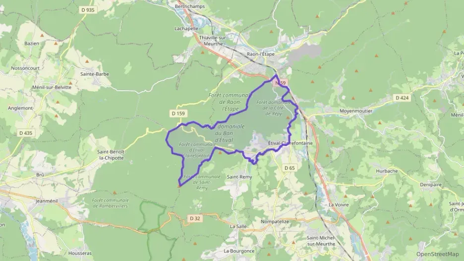 Maison 55 m² trois pièces à vendre à Étival-Clairefontaine
