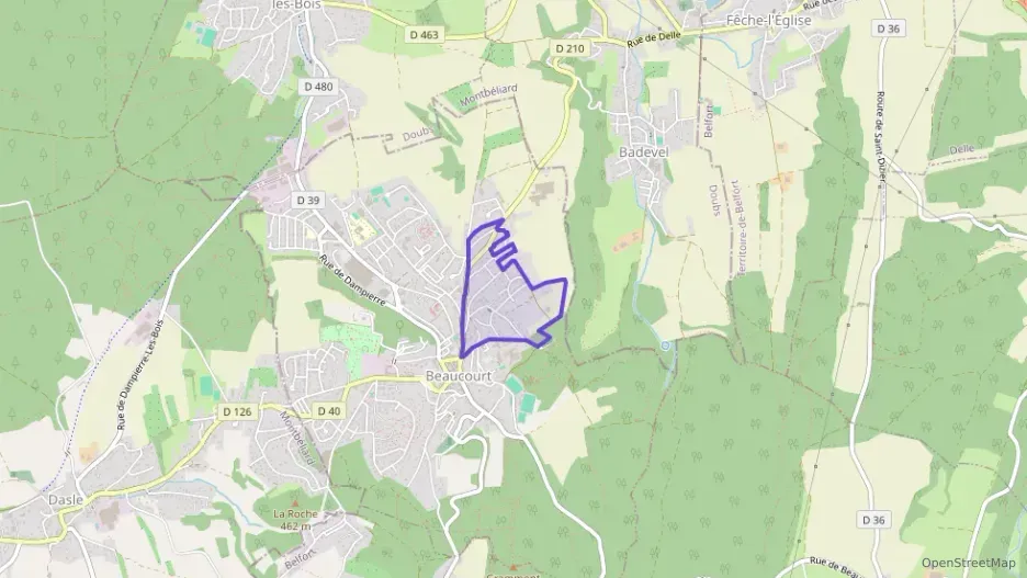 Maison 130 m² six pièces à vendre à Beaucourt
