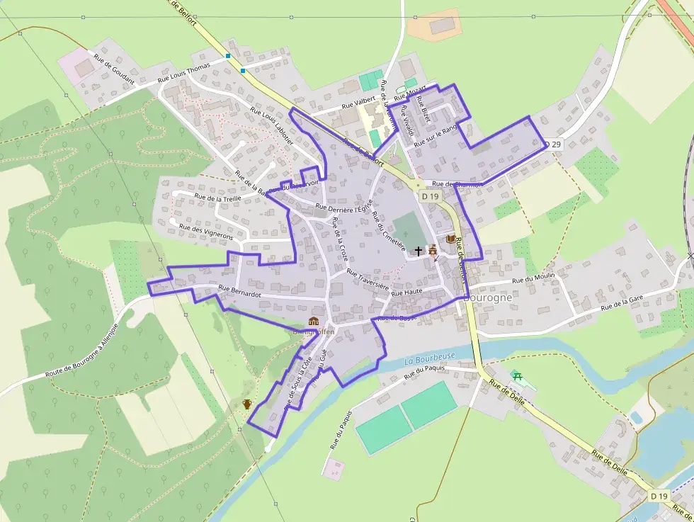 Maison 97 m² quatre pièces à vendre à Bourogne