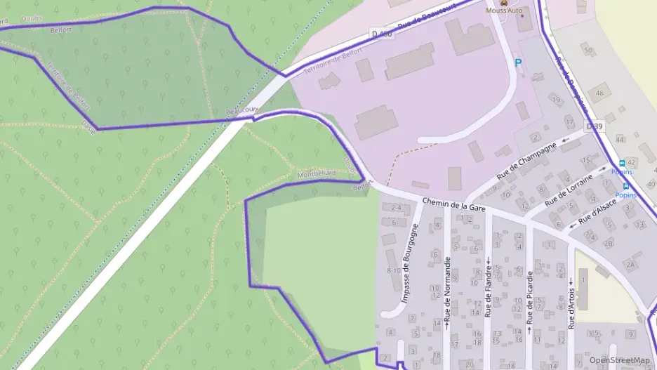 Maison 80 m² quatre pièces à vendre à Beaucourt Maison 80 m² quatre pièces à vendre à Beaucourt