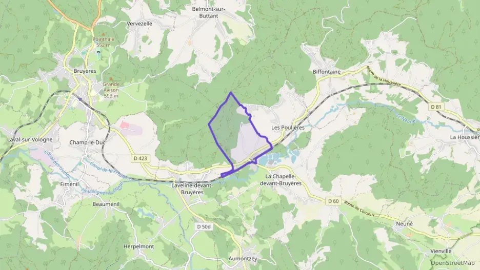 Maison 89 m² quatre pièces à vendre à La Chapelle-devant-Bruyères