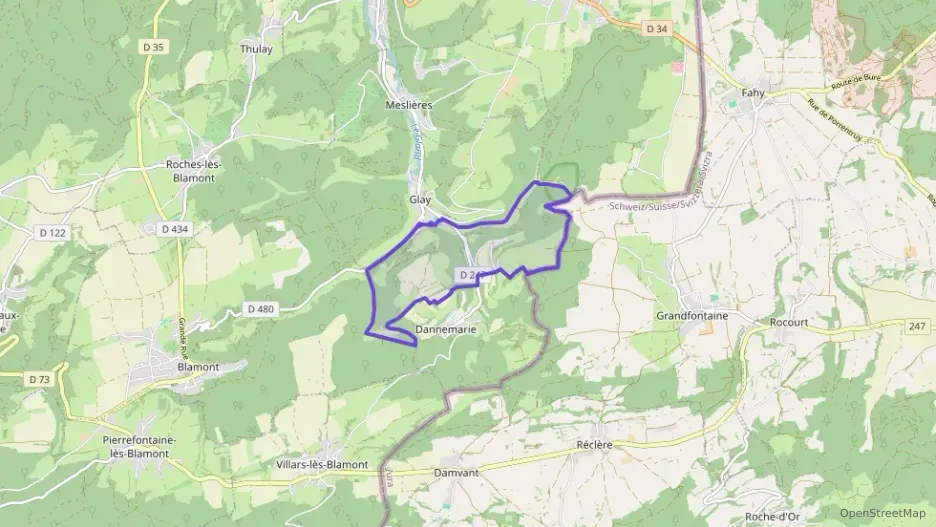 Maison 70 m² trois pièces à vendre à Glay