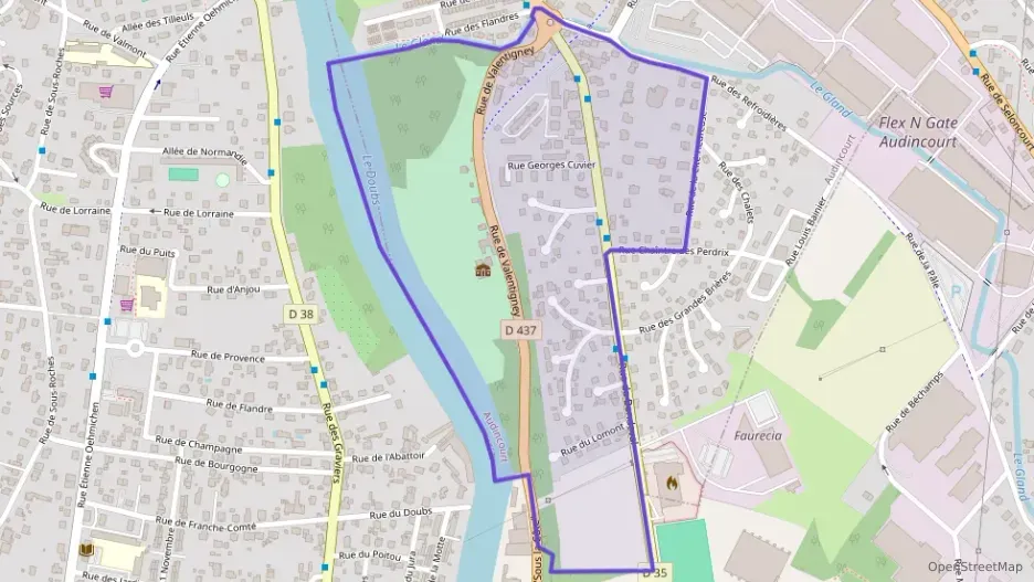 Maison 92 m² quatre pièces à vendre à Audincourt
