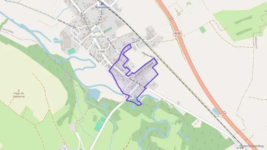 Maison 95 m² quatre pièces à vendre à Azerailles Maison 95 m² quatre pièces à vendre à Azerailles