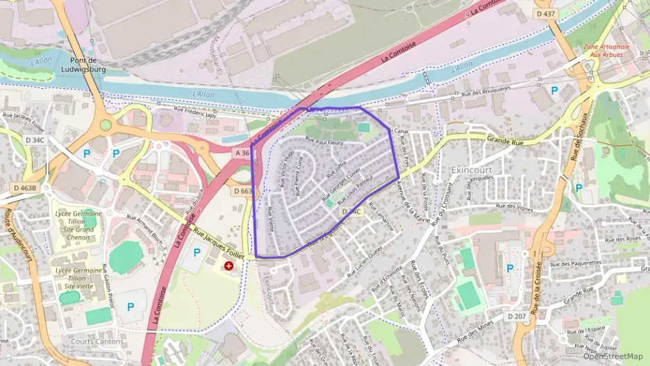 Maison 110 m² six pièces à vendre à Exincourt