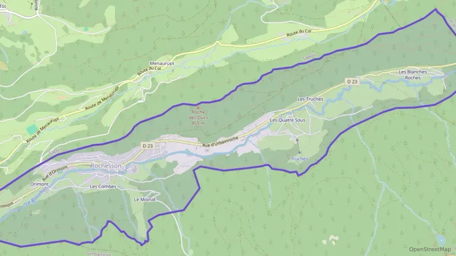 Maison 84 m² quatre pièces à vendre à Rochesson Maison 84 m² quatre pièces à vendre à Rochesson