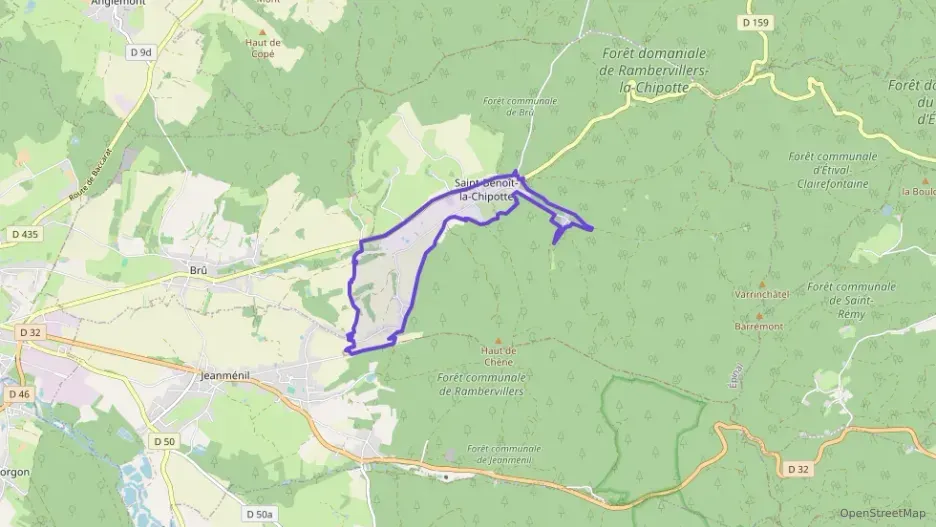 Maison 80 m² quatre pièces à vendre à Saint-Benoît-la-Chipotte