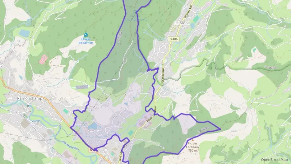 Maison 93 m² six pièces à vendre à Le Thillot