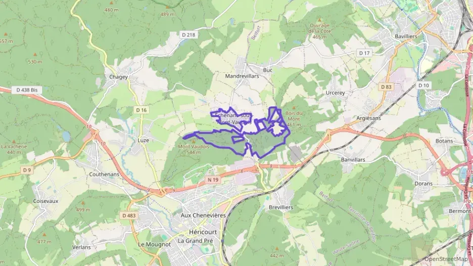 Maison 215 m² six pièces à vendre à Échenans-sous-Mont-Vaudois