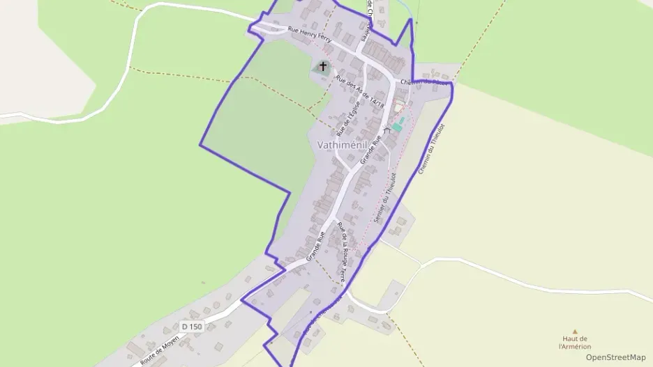 Maison 50 m² quatre pièces à vendre à Vathiménil Maison 50 m² quatre pièces à vendre à Vathiménil