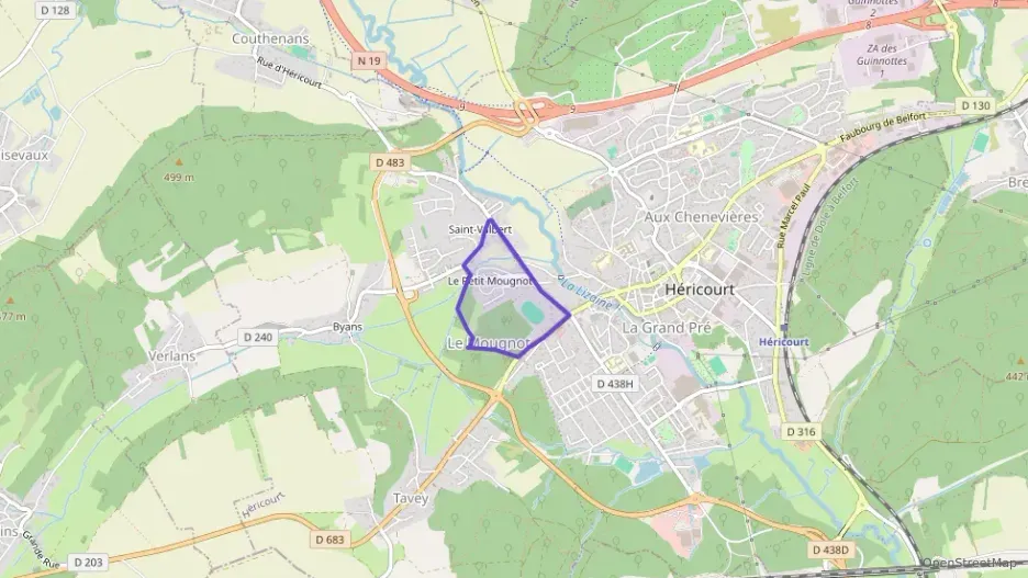 Maison 73 m² quatre pièces à vendre à Héricourt