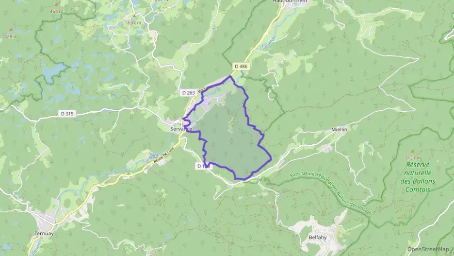 Maison 108 m² six pièces à vendre à Servance-Miellin Maison 108 m² six pièces à vendre à Servance-Miellin