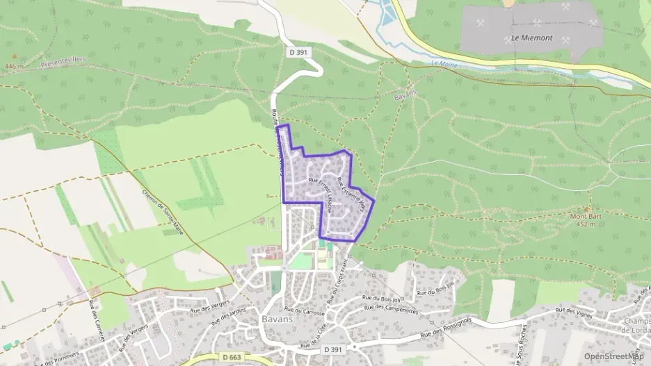 Maison 88 m² quatre pièces à vendre à Bavans