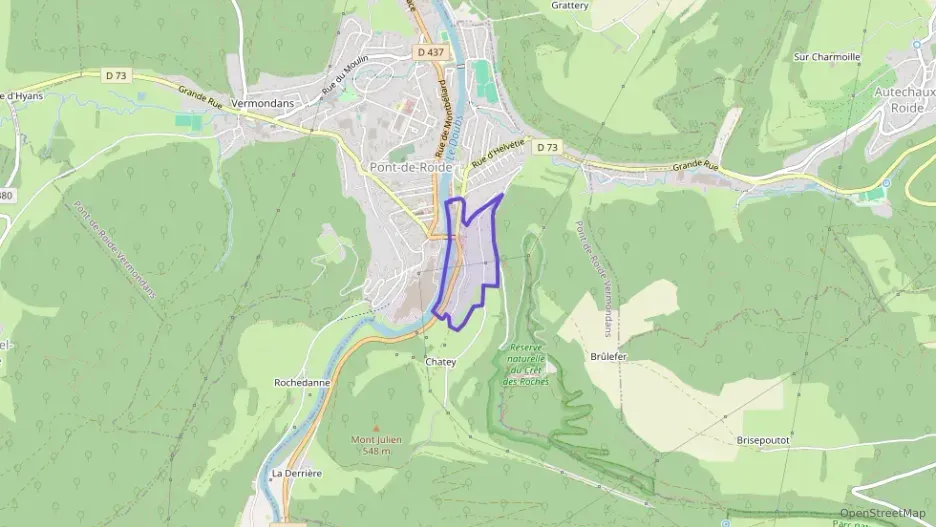 Maison 92 m² quatre pièces à vendre à Pont-de-Roide-Vermondans