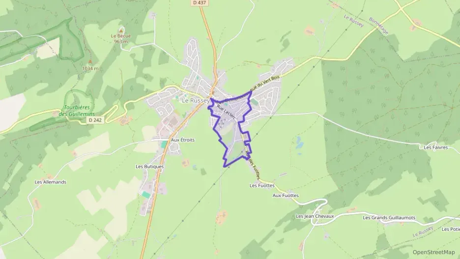 Maison 90 m² trois pièces à vendre à Le Russey