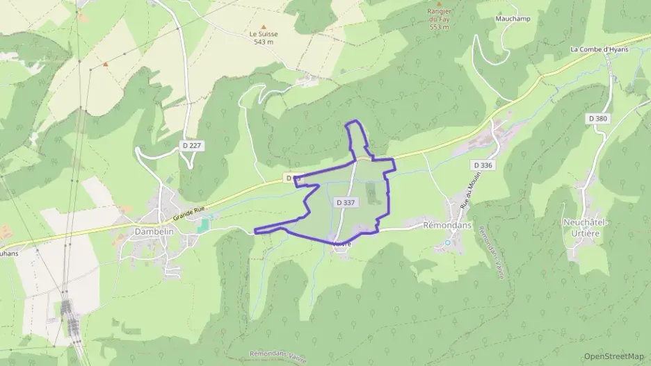 Maison 159 m² quatre pièces à vendre à Rémondans-Vaivre