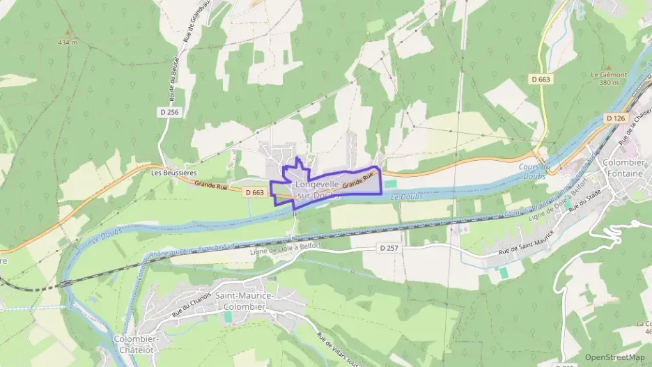 Maison 90 m² quatre pièces à vendre à Longevelle-sur-Doubs